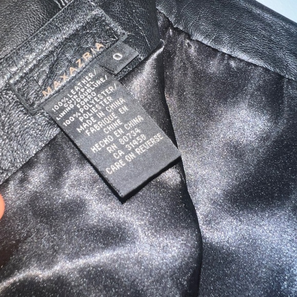 BCBG long leather skirt - Picture 9 of 14